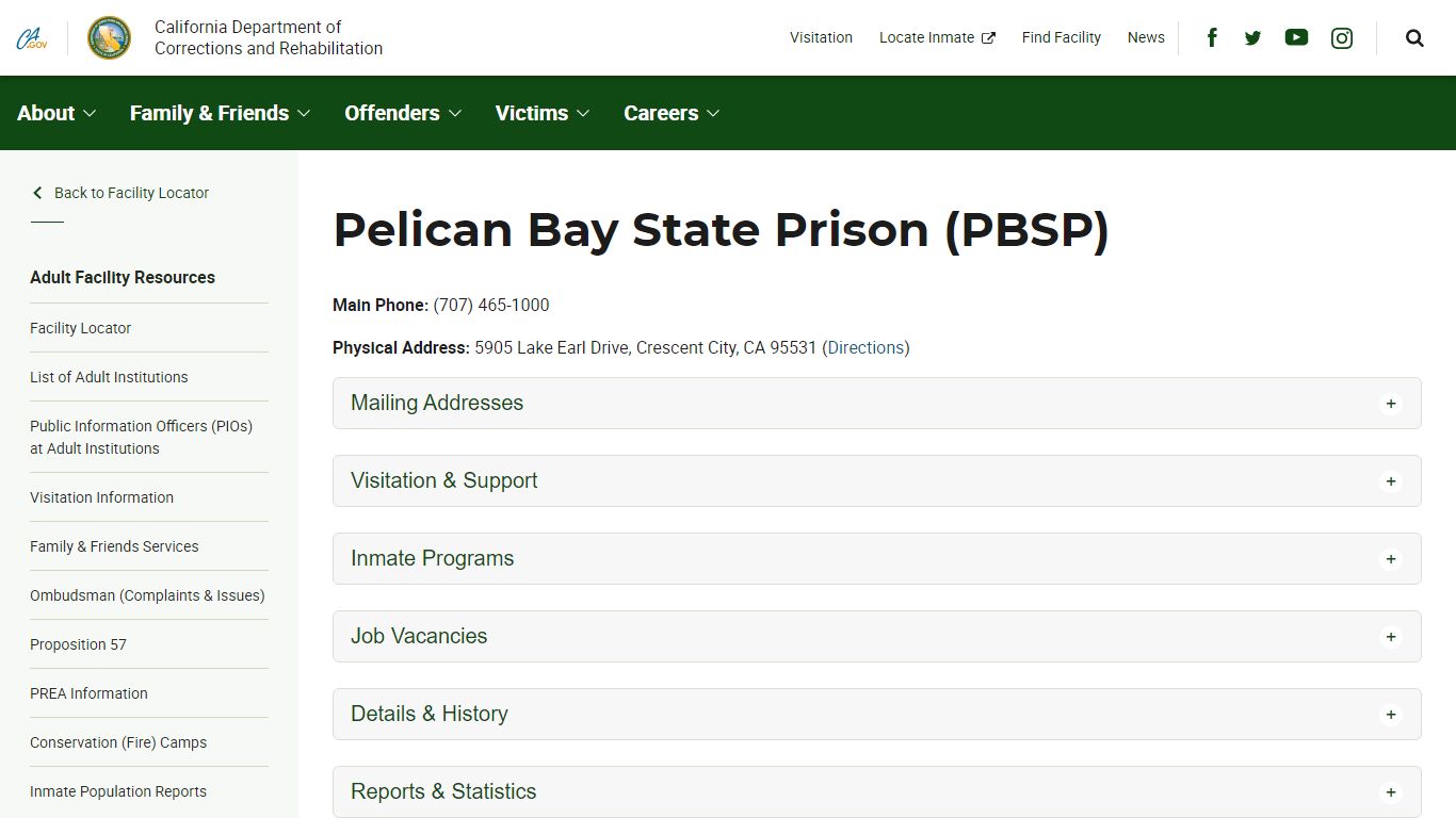 Pelican Bay State Prison (PBSP) - California Department of ...